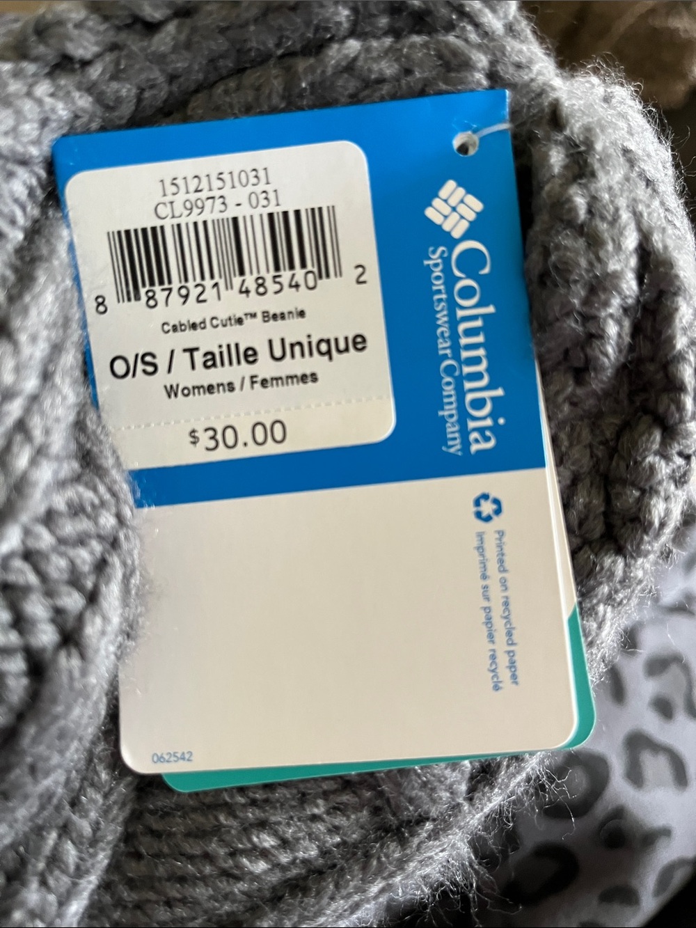 Columbia Beanie NWT - Picture 3 of 3